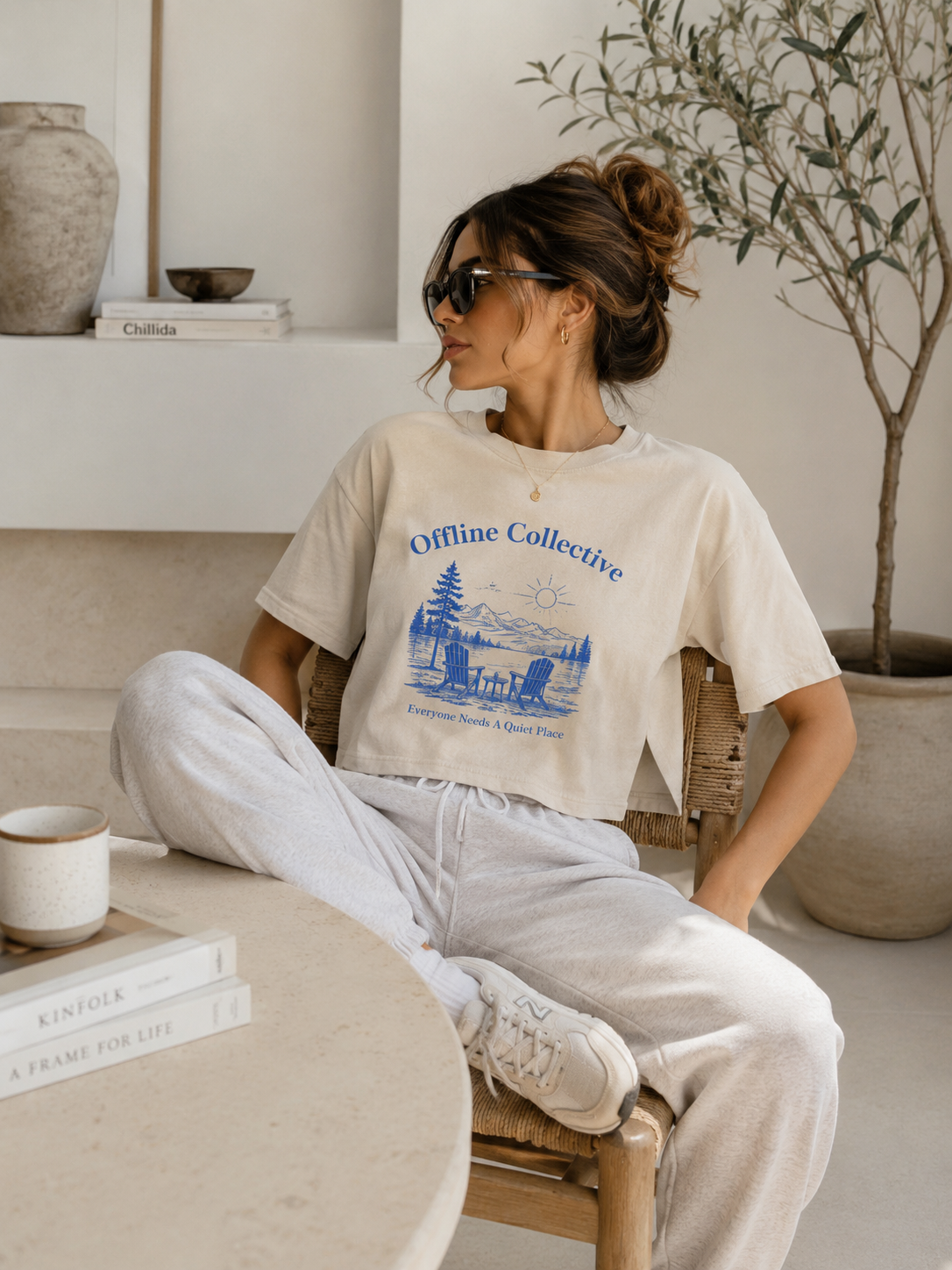Everyone Needs A Quiet Place™ Crop Tee